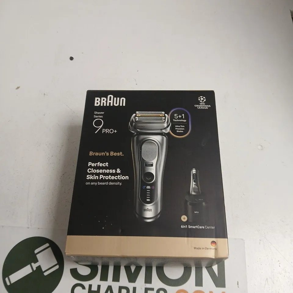 BRAUN SERIES 9 PRO+ ELECTRIC SHAVER – BOXED