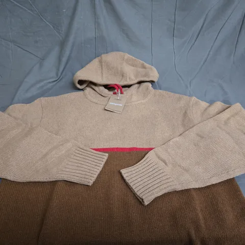 PATAGONIA RECYCLED WOOL-BLEND SWEATER HOODY - SIZE M