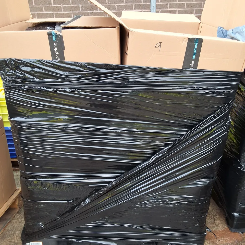PALLET CONTAINING 6 LARGE BOXES OF ASSORTED HOUSEHOLD ITEMS TO INCLUDE NOSE HAIR TRIMMERS,SHOE COVERS,TOMATO FLAKES AND PHONE CASES