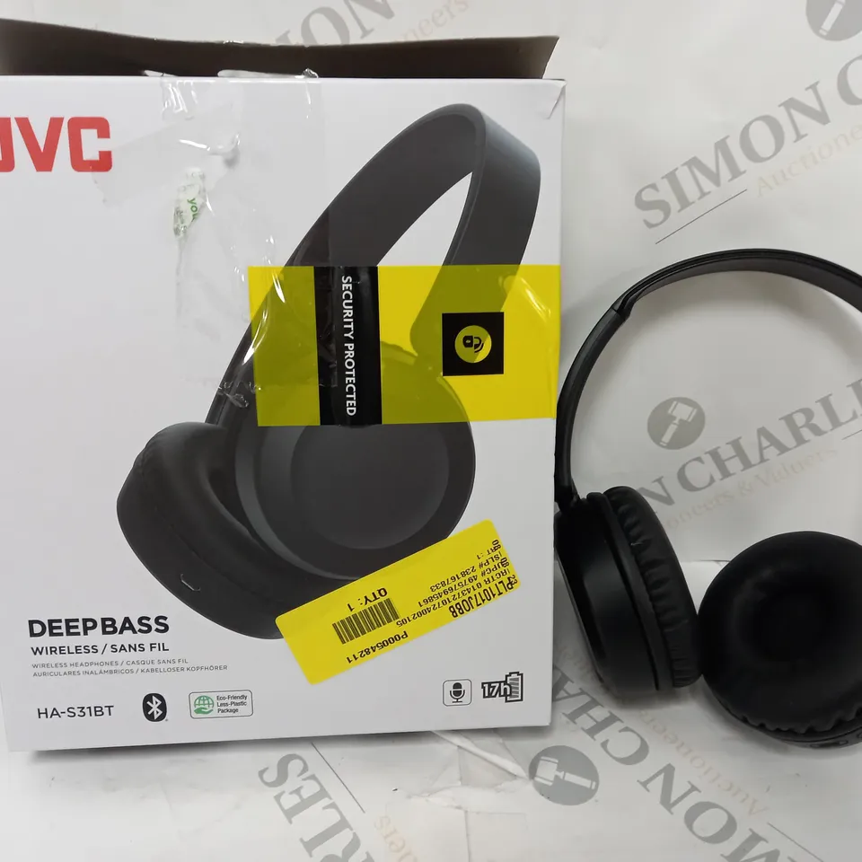 BOXED JVC DEEPBASS WIRELESS HEADPHONES