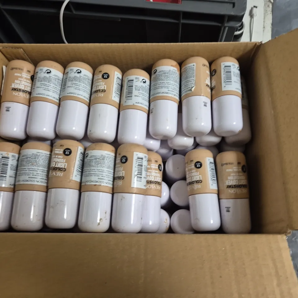 LOT OF APPROXIMATELY 70 REVLON COLOURSTAY LIGHT COVER 30ML FOUNDATIONS - 150 BUFF