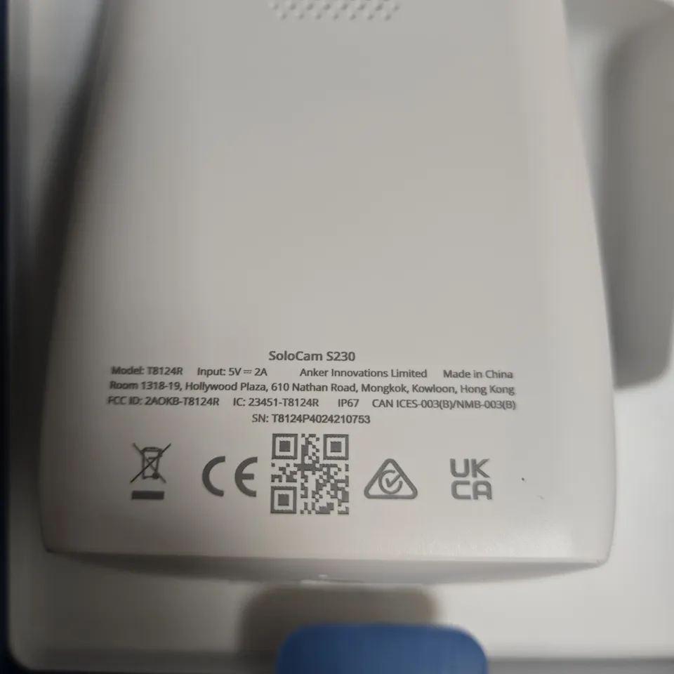 eufy SoloCam S230 Solar Security Camera (Boxed)