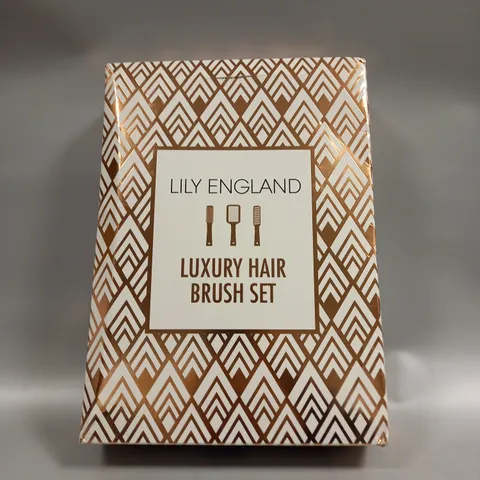SEALED LILY ENGLAND LUXURY HAIR BRUSH SET