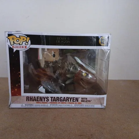 FUNKO POP! RIDES – RHAENYS TARGARYEN WITH MELEYS VINYL FIGURE (BOXED)