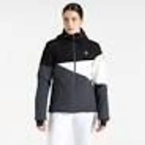 BRAND NEW DARE2B WOMEN'S ICE III SKI JACKET IN BLACK DOGTOOTH - SIZE 8