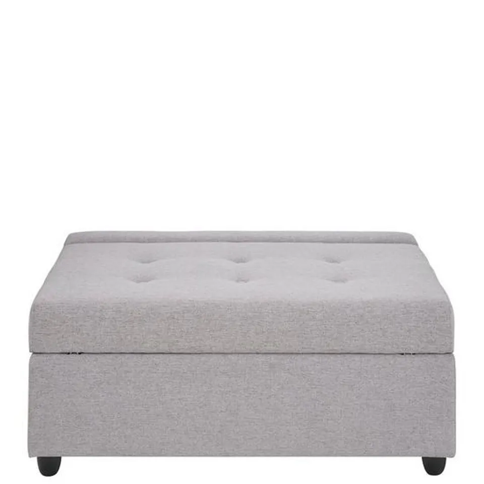 BOXED LINDEN OTTOMAN BED IN A BOX - LIGHT GREY