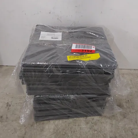 FABRIC STORAGE CUBES IN GREY - SET OF 8