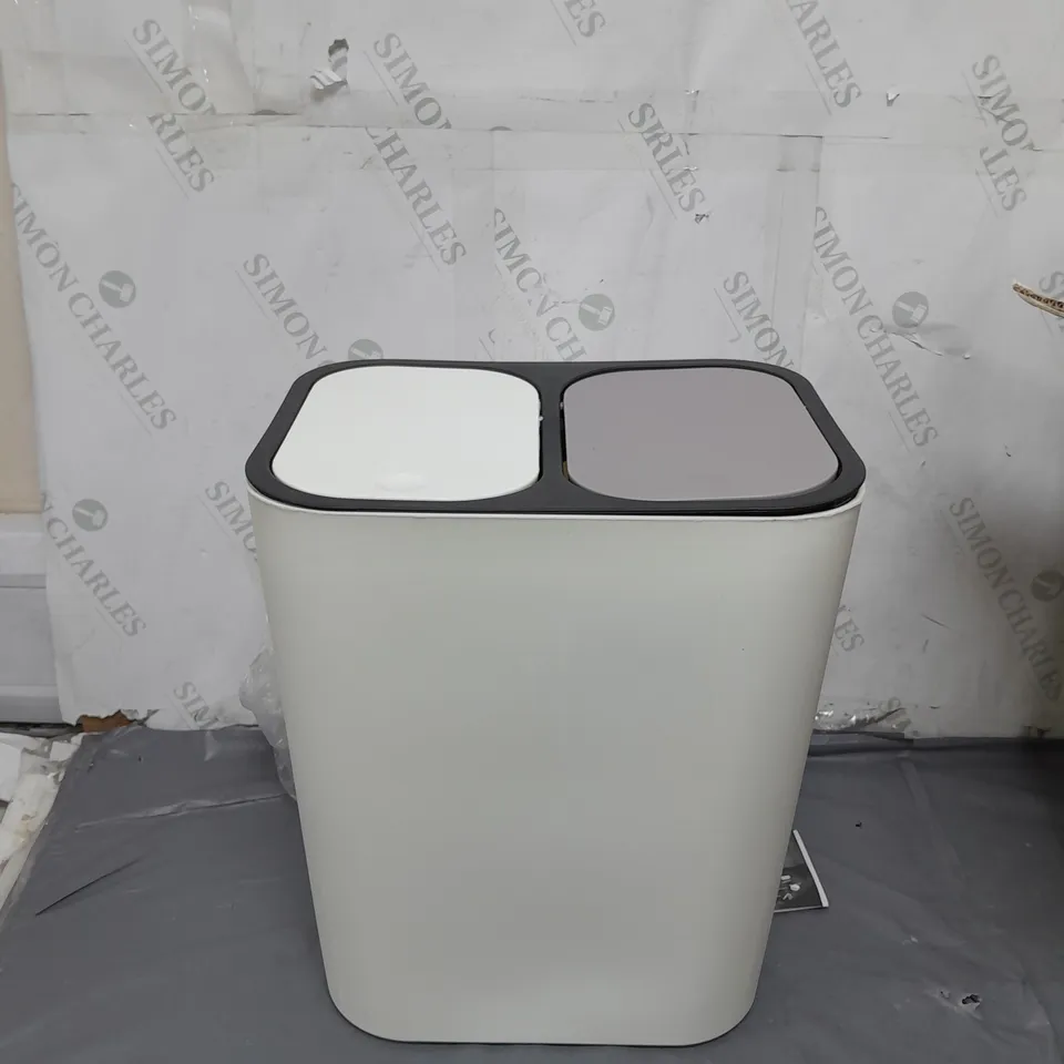 TWO LID BIN PSUH TO OPEN - BOXED 