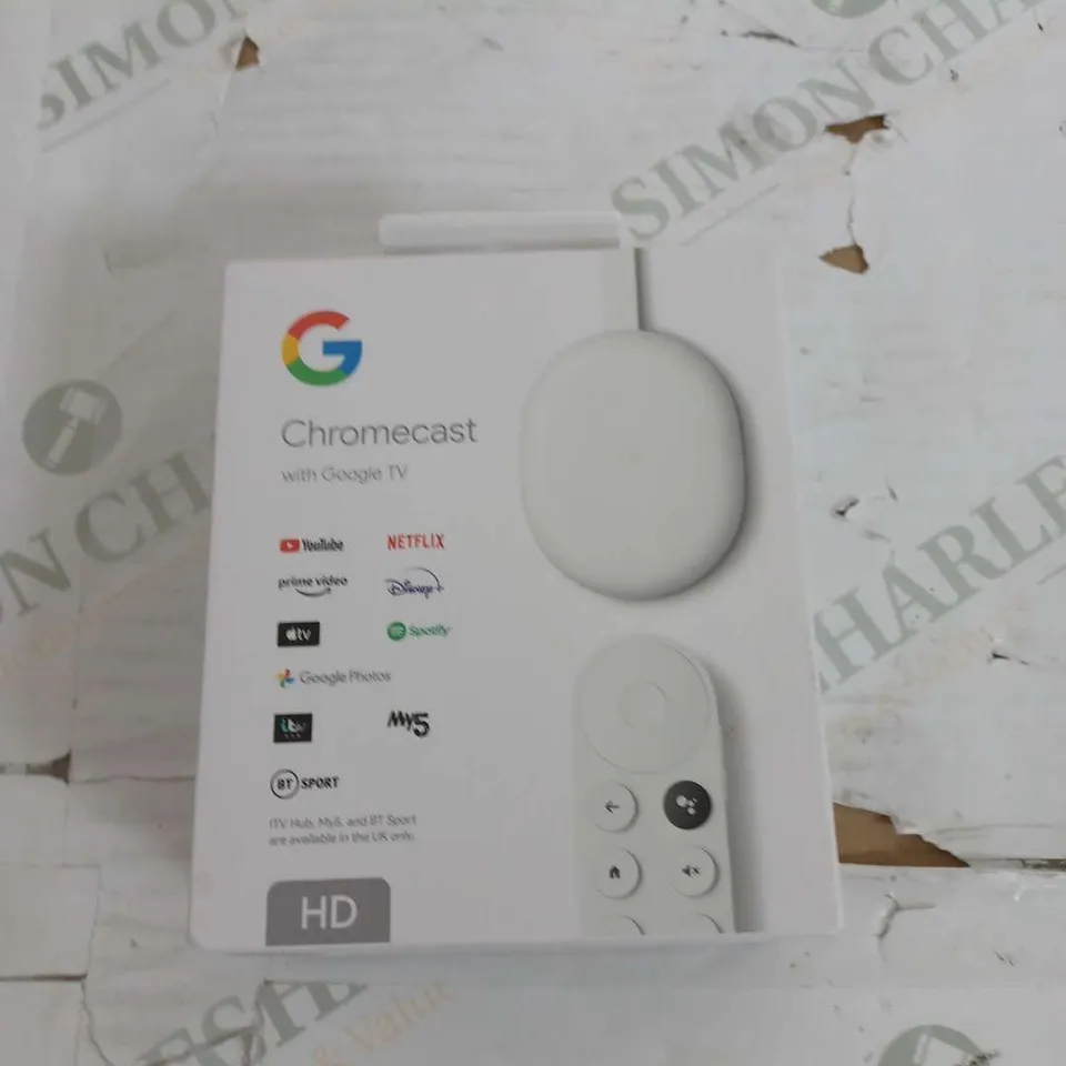 BOXED GOOGLE CHROMECAST