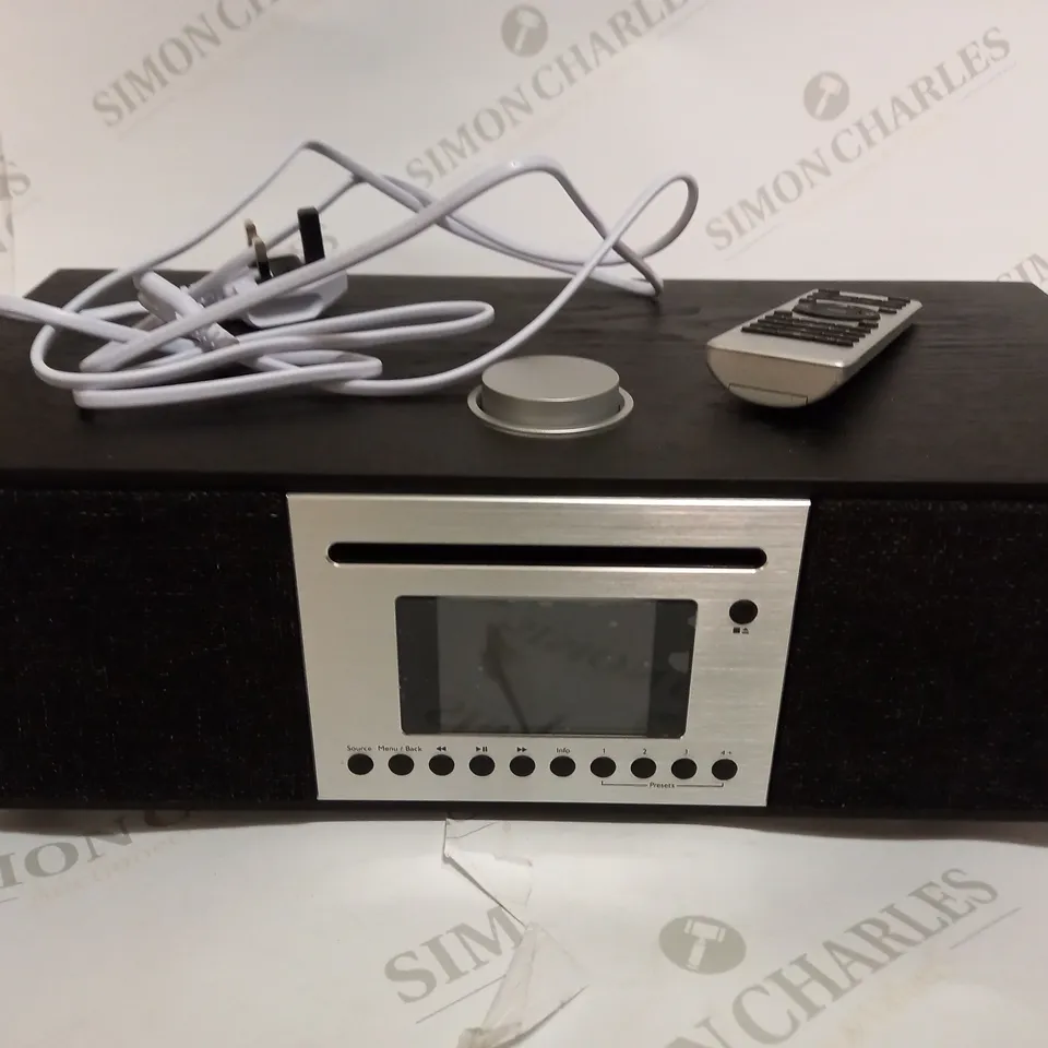 JOHN LEWIS TENOR HI-FI MUSIC SYSTEM WITH DAB/FM RADIO AND CD PLAYER