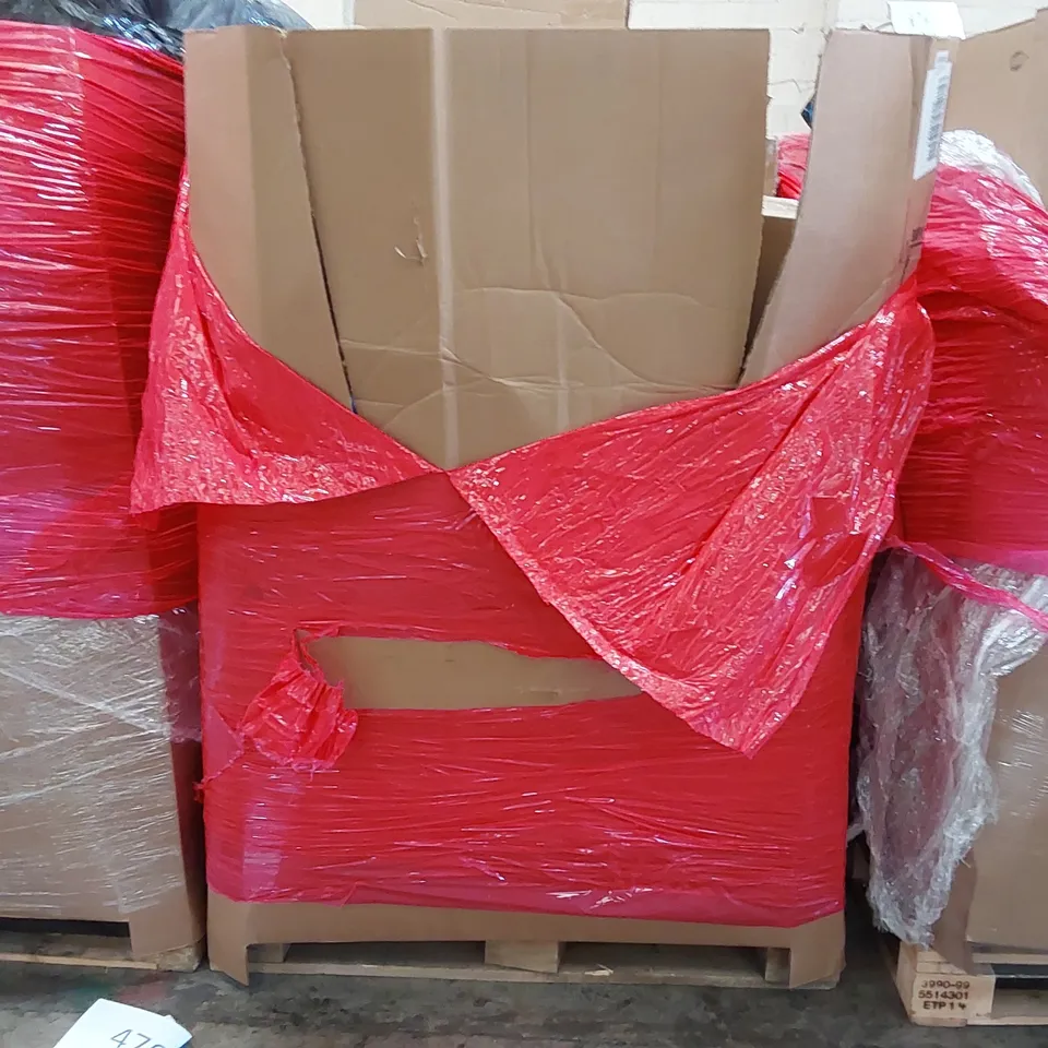 PALLET OF ASSORTED ITEMS INCLUDING: TABLE, SHOE RACK, PLAY MAT, CHESS SET