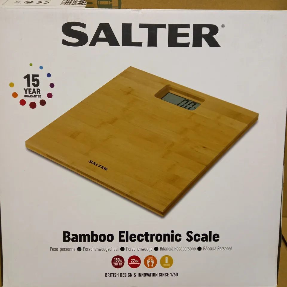 BOXED SALTER BAMBOO PERSONAL SCALE 