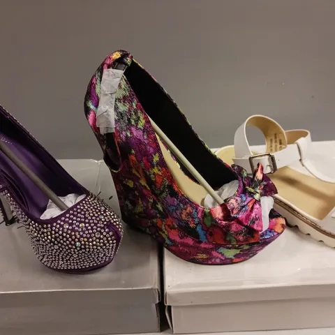 LOT OF 12 ASSORTED BOXED PAIRS OF SHOES TO INCLUDE KOI COUTURE AND OCCASIONS - VARIOUS SIZES