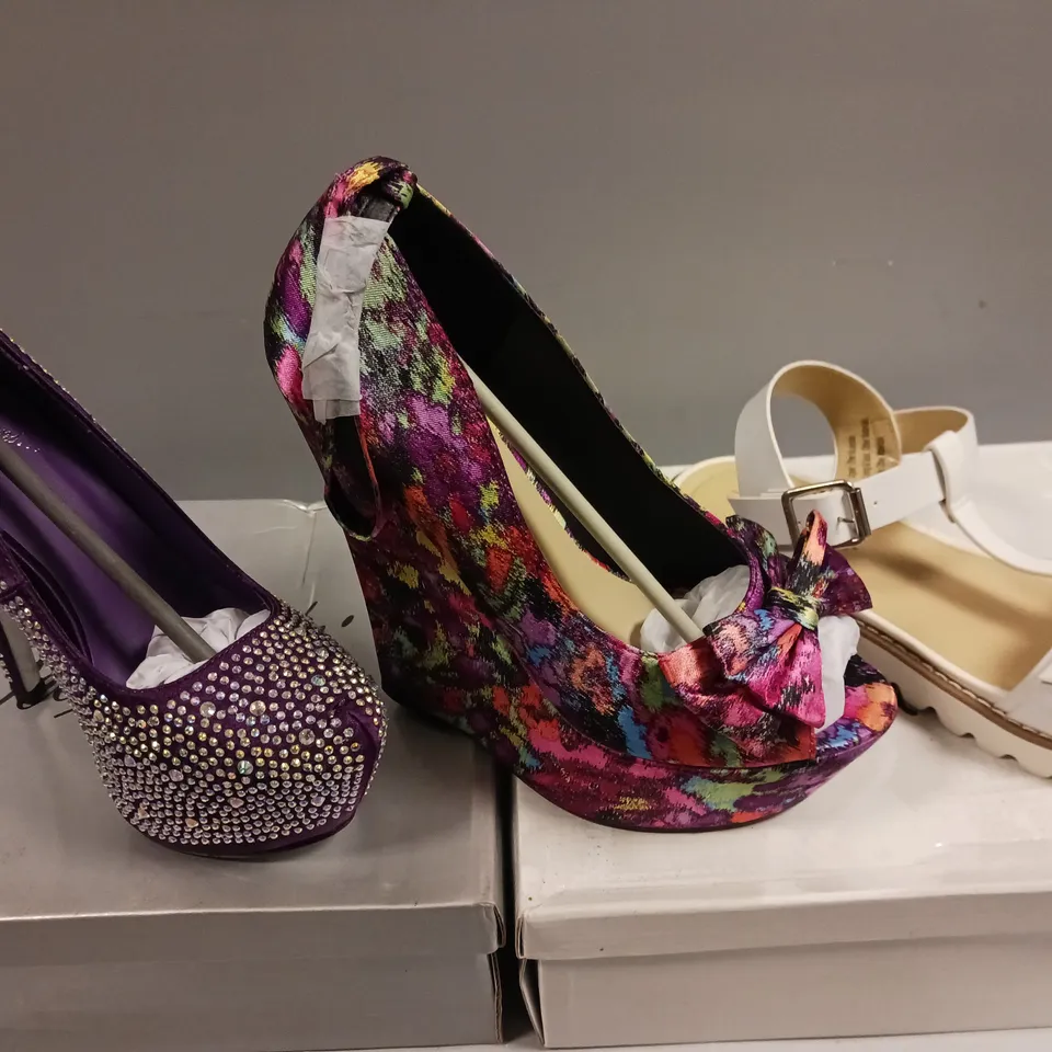 LOT OF 12 ASSORTED BOXED PAIRS OF SHOES TO INCLUDE KOI COUTURE AND OCCASIONS - VARIOUS SIZES