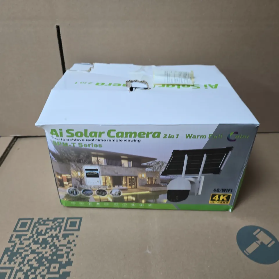 BOXED AI SOLAR CAMERA 2IN1