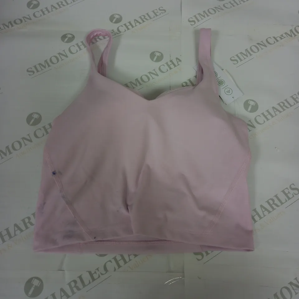 GILLY HICKS RECHARGE PINK SPORTS BRA - SMALL