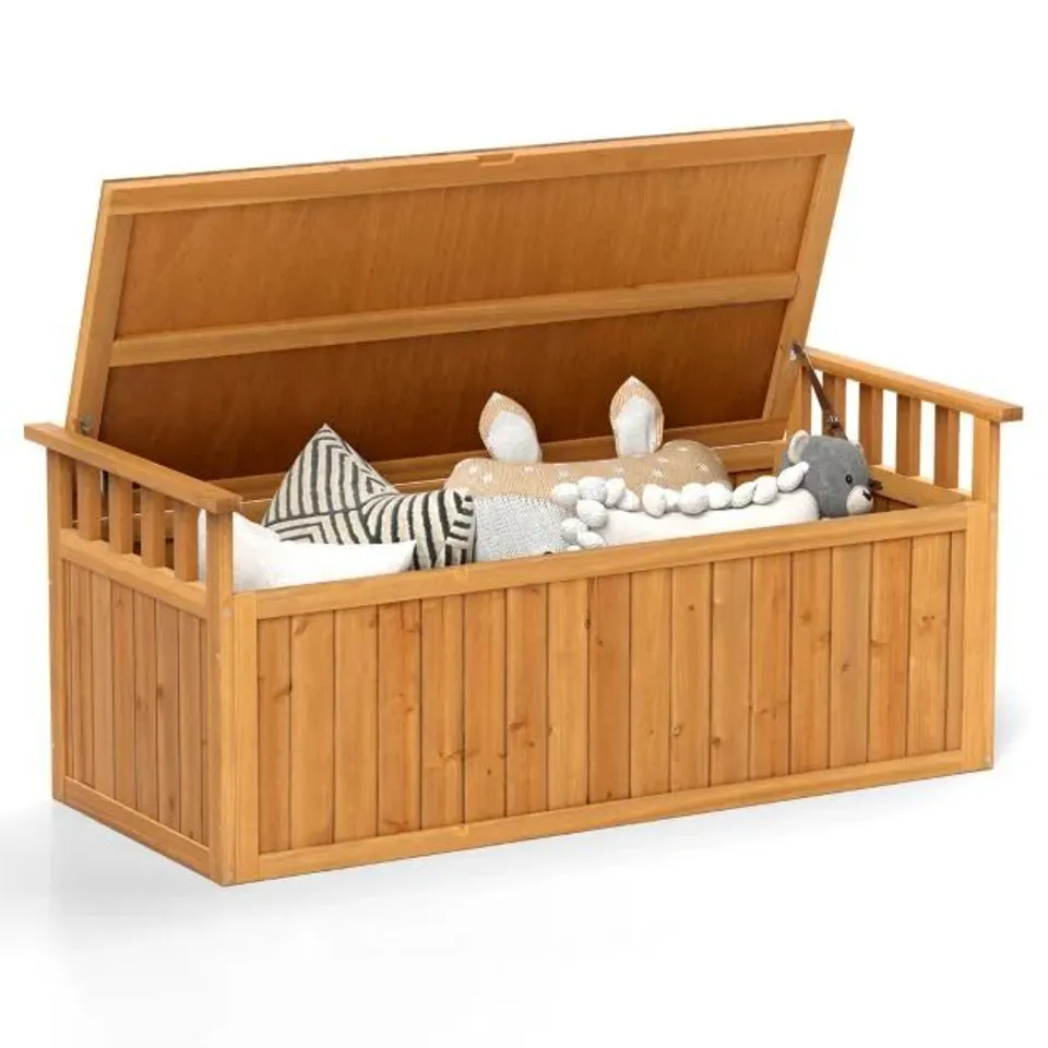 BOXED PRO-TECT TIMBER 209 LITRE STORAGE DECK BOX