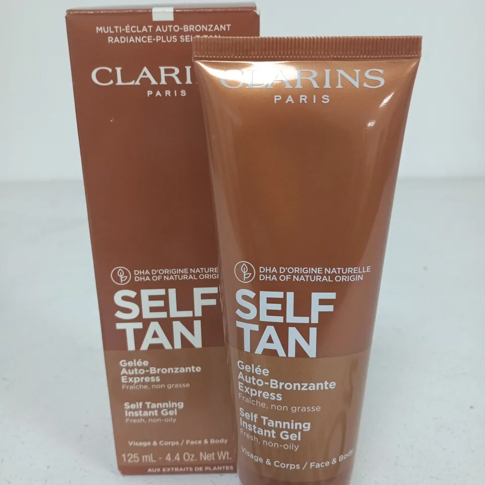 CLARINS SELF TANNING INSTANT GEL 125 ML – BOXED (TUBE + BOX)