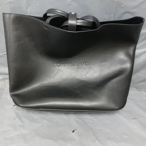 TOMMY JEANS TOTE BAG BLACK