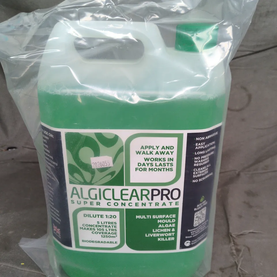 ALGICLEAR PRO ALGAE CLEANER CONCENTRATE – 5 LITRE
