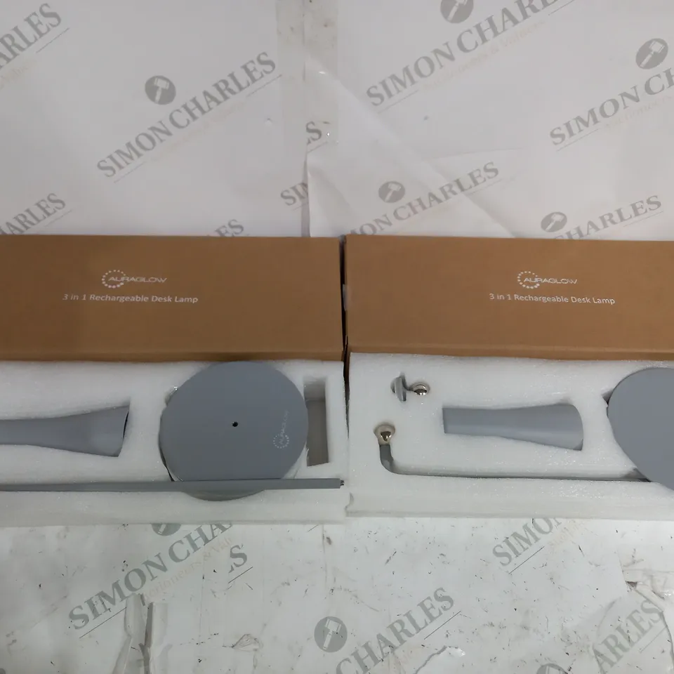 AURAGLOW MAGNETIC DESK LIGHT GREY (UNASSEMBLED)