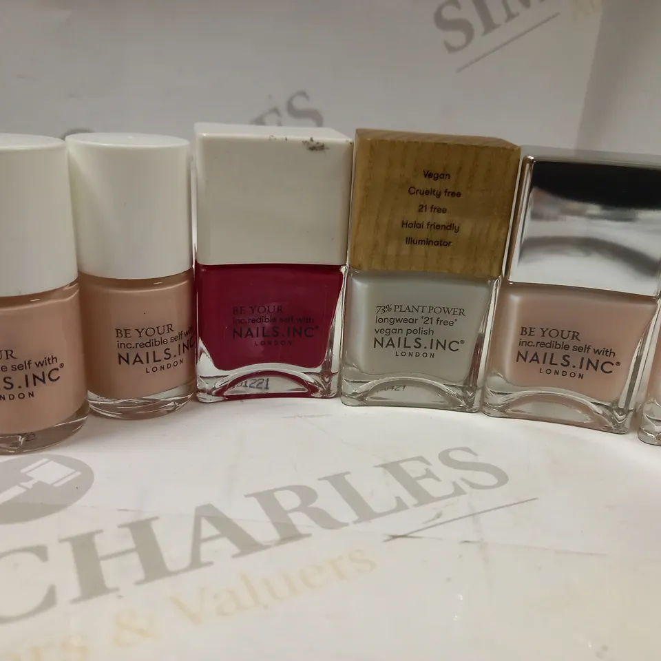 PREMIUM BRAND NAIL POLISHES APPROX. 20 ITEMS