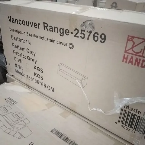 BOXED VANCOUVER RANGE NOT FULL SET JUST 3 SEATER