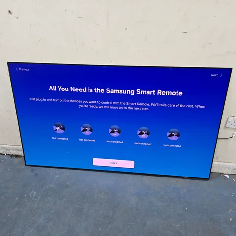 BOXED SAMSUNG 65" OLED S90F SMART TV - WITH REMOTE 