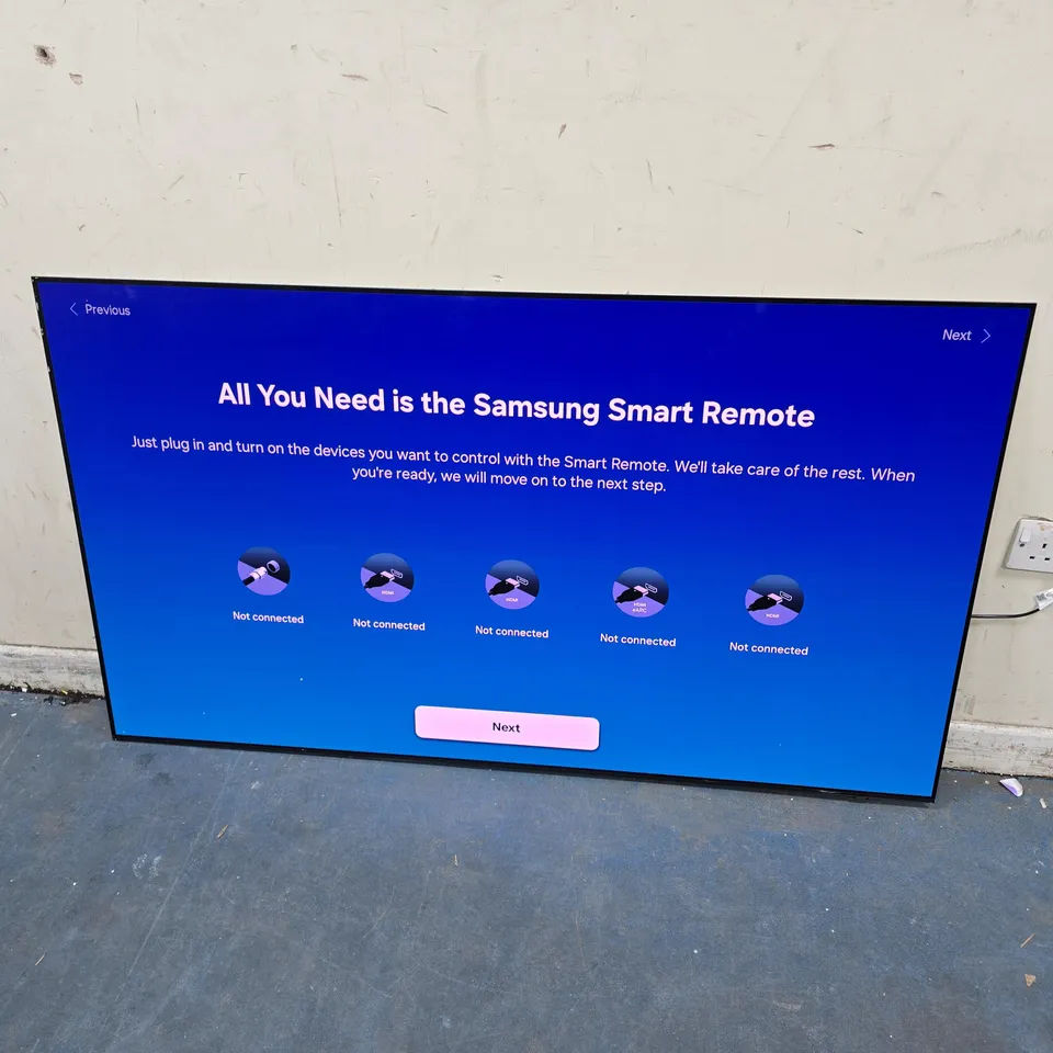 BOXED SAMSUNG 65" OLED S90F SMART TV - WITH REMOTE 