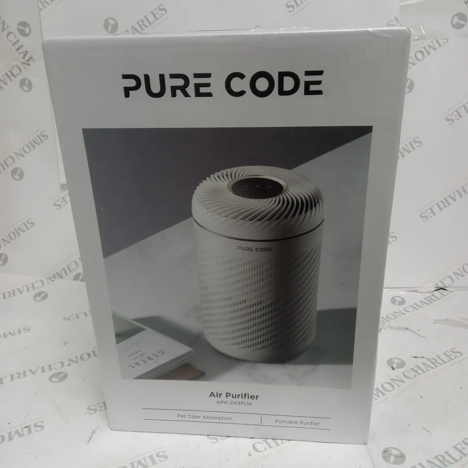 SEALED AND BOXED PURE CODE MINI PET AIR PURIFIER 