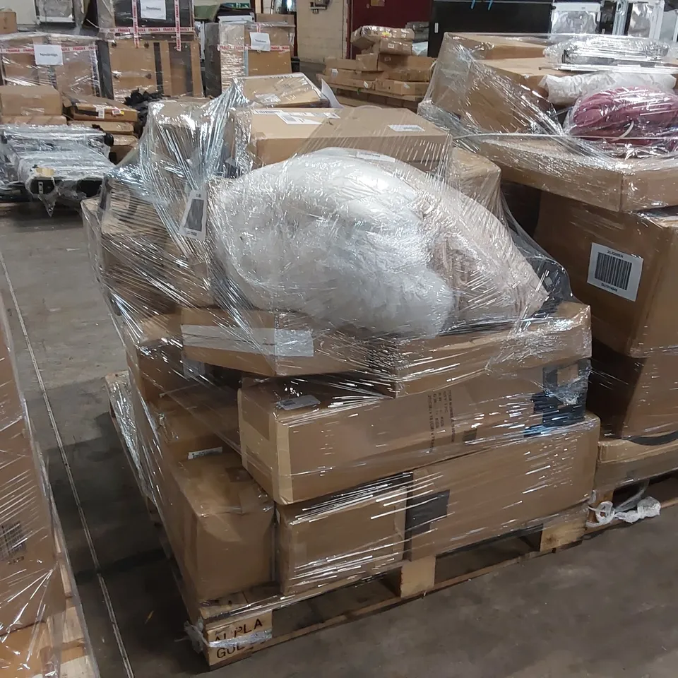 PALLET OF APPROXIMATELY 34 UNPROCESSED RAW RETURN ITEMS TO INCLUDE;