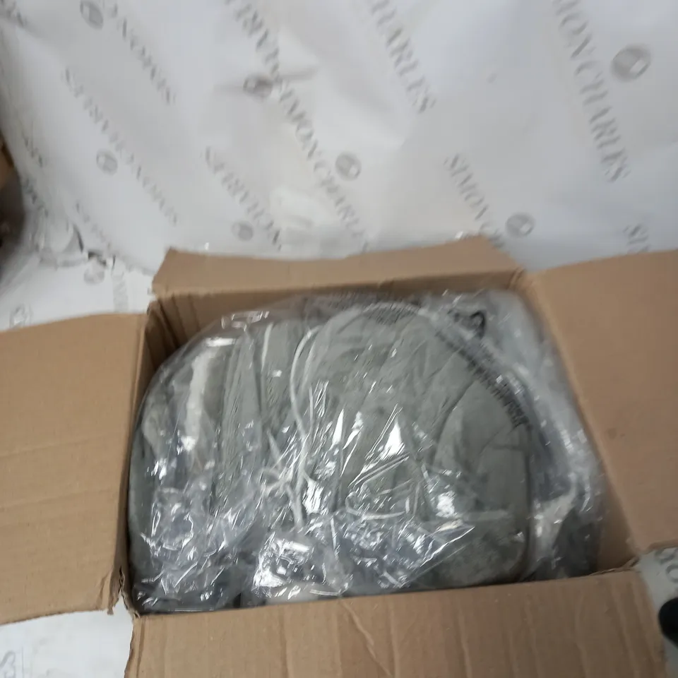 COZEE HOME HEATED THROW IN GREY 