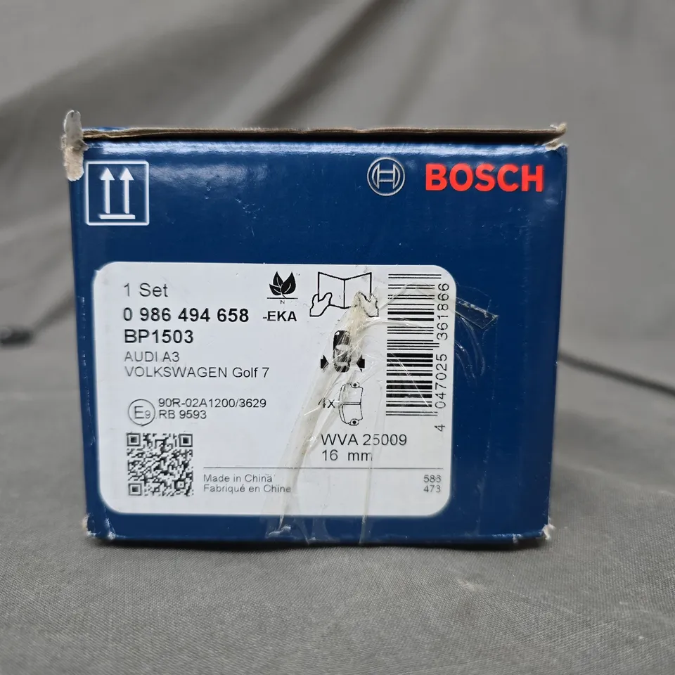 BOSCH SET OF 4 BRAKE PADS FOR VARIOUS CARS/MODELS