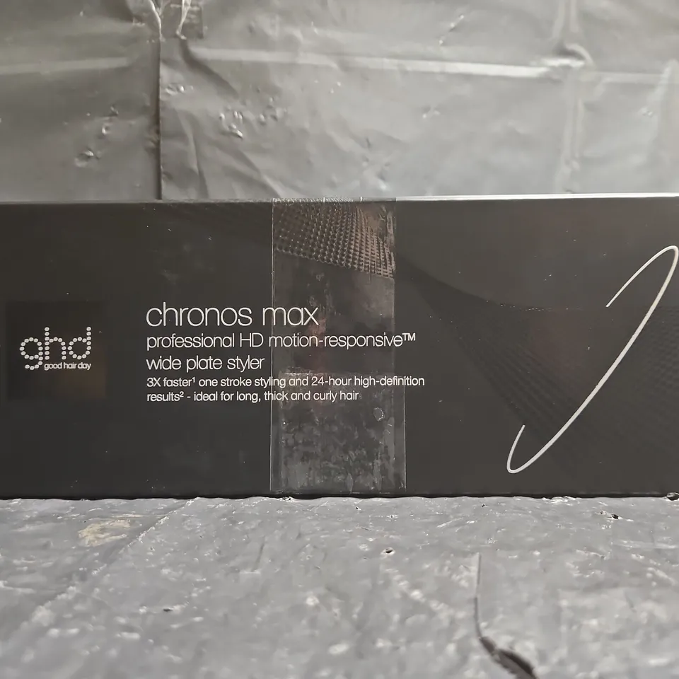 GHD CHRONOS MAX PROFESSIONAL HD MOTION-RESPONSIVE WIDE PLATE STYLER