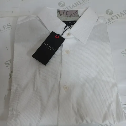 TED BAKER LS TEXTURED STRIPE SHIRT - 3
