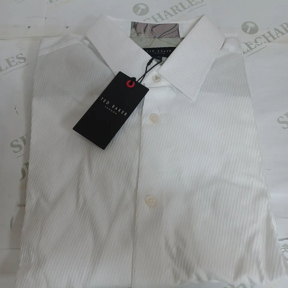 TED BAKER LS TEXTURED STRIPE SHIRT - 3