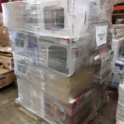 PALLET OF APPROXIMATELY 30 UNPROCESSED RAW RETURN HOUSEHOLD AND ELECTRICAL GOODS TO INCLUDE;