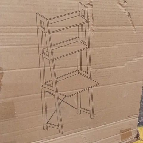 BOXED URBAN LIVING LADDER WORK DESK - WHITE (1 BOX)