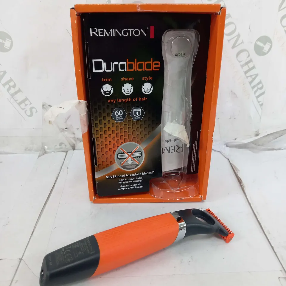 BOXED REMINGTON DURABLADE CORDLESS SHAVER 