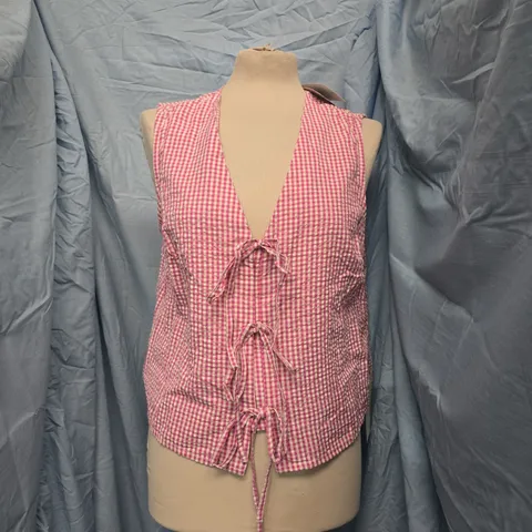 NOBODY'S CHILD TESSA TOP IN PINK SIZE UK 12