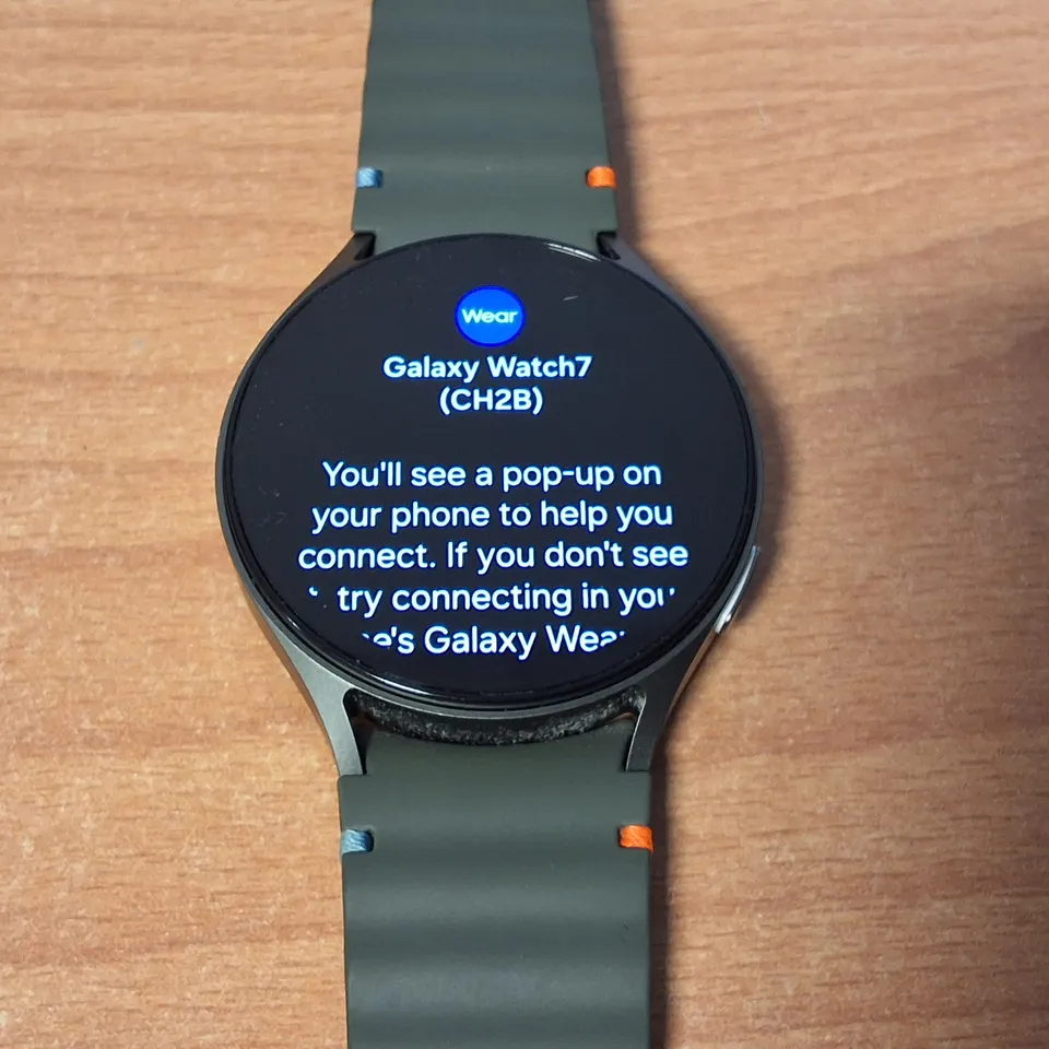 UNBOXED SAMSUNG WATCH 7 CH2B 44MM WITH FOREST GREEN STRAP - SM-L310