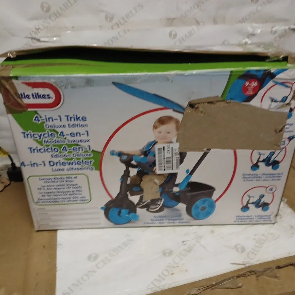 BOXED LITTLE TIKES 4 IN 1 DELUXE EDITION PUSH TRIKE RRP £89.99