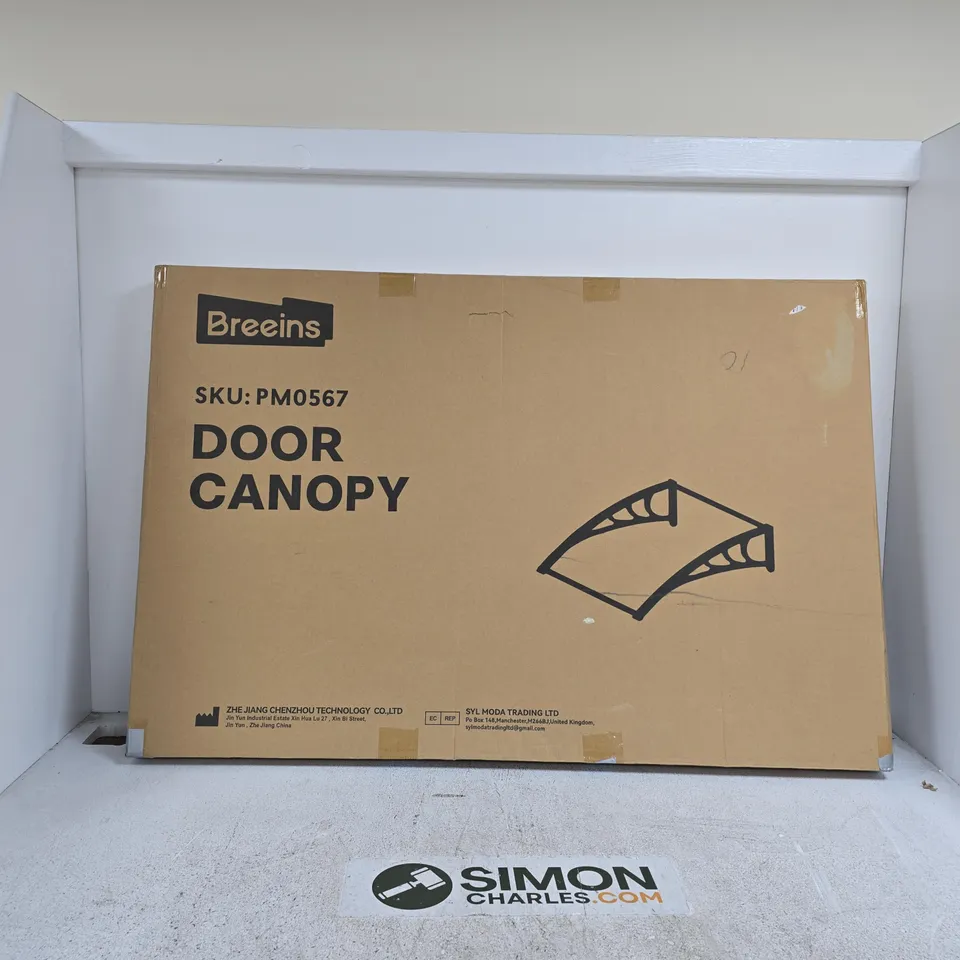 BREEINS DOOR CANOPY BLACK + CLEAR