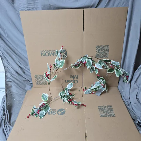 6X GISELA GRAHAM FAUX FLOWER CHRISTMAS STYLE 