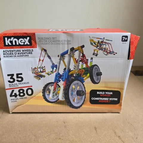K'NEX ADVENTURE WHEELS BUILDING SET – 480 PIECES (AGES 7+)