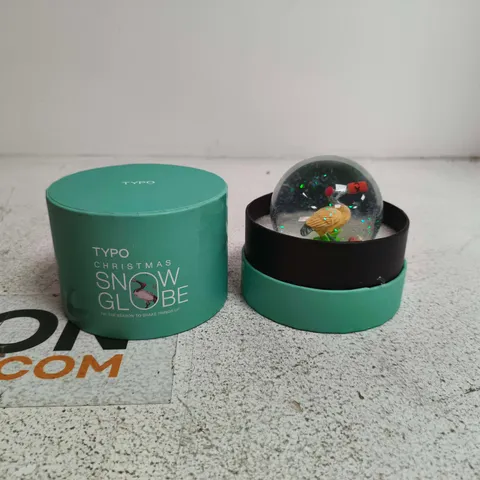 BOX OF APPROXIMATELY 30 TYPO CHRISTMAS SNOW GLOBES 