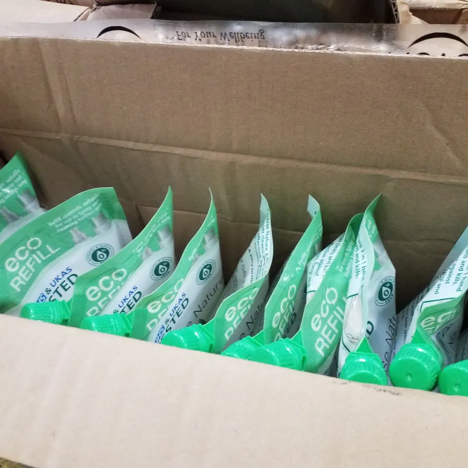 PALLET OF APPROXIMATELY 80 BOXES EACH CONTAINING 10 REVERSE NATURE HAND SANITISER 500ML BAGS