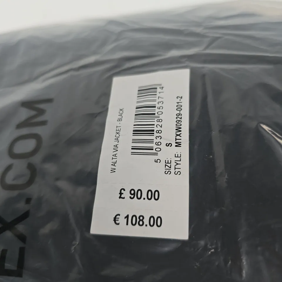 MONTREX ALTA VIA JACKET - BLACK, UK SIZE S