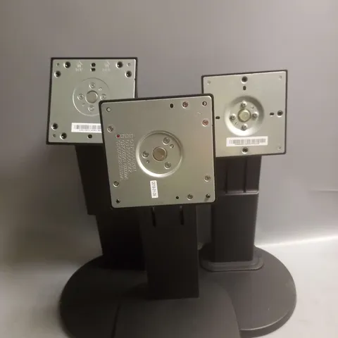 BOX OF APPROX 14 ASSORTED MONITOR STANDS IN BLACK