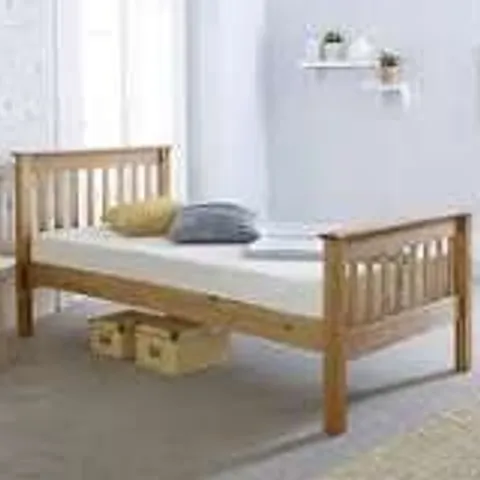 BOXED SOMERSET 3' BED FRAME - WAXED (2 BOXES)